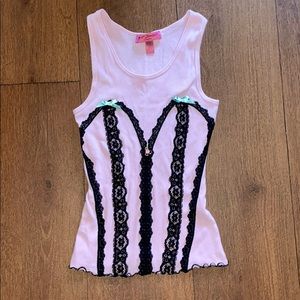 Betsey Johnson Corset tank